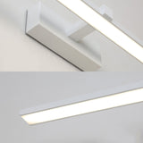 Nordic Stylish Rectangle Wall Lamp Acrylic 16"/19.5" Wide LED Bathroom Vanity Sconce Light in White/Wood Clearhalo 'Cast Iron' 'Glass' 'Industrial' 'Modern wall lights' 'Modern' 'Tiffany' 'Traditional wall lights' 'Vanity Lights' 'Wall Lights' Lighting' 139011