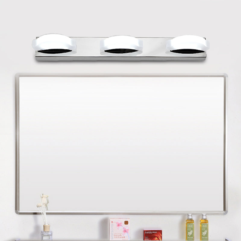 Clear Cloud Vanity Mirror Light Modern LED 3/4 Lights Acrylic Rotatable Bath Light over Mirror in Warm/White Clearhalo 'Modern wall lights' 'Modern' 'Vanity Lights' 'Wall Lights' Lighting' 139520