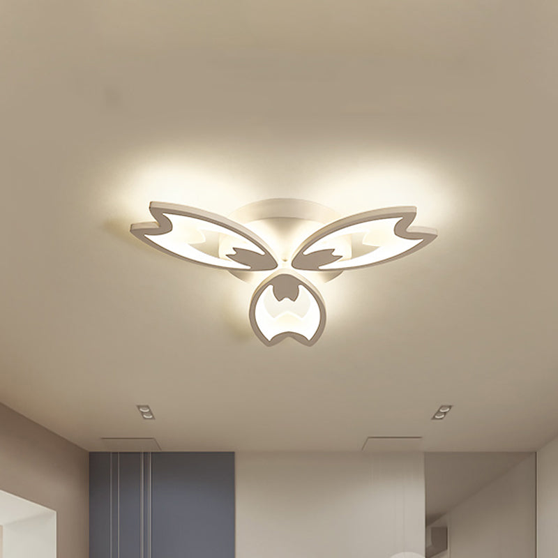 Acrylic Buds LED Flush Mount Light Contemporary 3/5/9-Head Living Room Ceiling Flushmount Lamp in Warm/White/Natural Light Clearhalo 'Ceiling Lights' 'Close To Ceiling Lights' 'Close to ceiling' 'Semi-flushmount' Lighting' 1401600