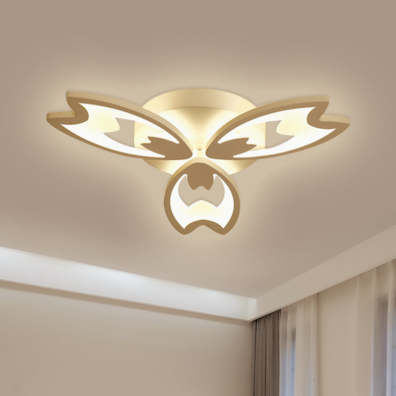 Acrylic Buds LED Flush Mount Light Contemporary 3/5/9-Head Living Room Ceiling Flushmount Lamp in Warm/White/Natural Light Clearhalo 'Ceiling Lights' 'Close To Ceiling Lights' 'Close to ceiling' 'Semi-flushmount' Lighting' 1401601