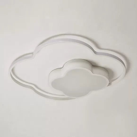 Nursing Room Cloud Ceiling Light Acrylic Modern White Finish Flush Mount Light Clearhalo 'Ceiling Lights' 'Close To Ceiling Lights' 'Close to ceiling' 'Flush mount' Lighting' 14118