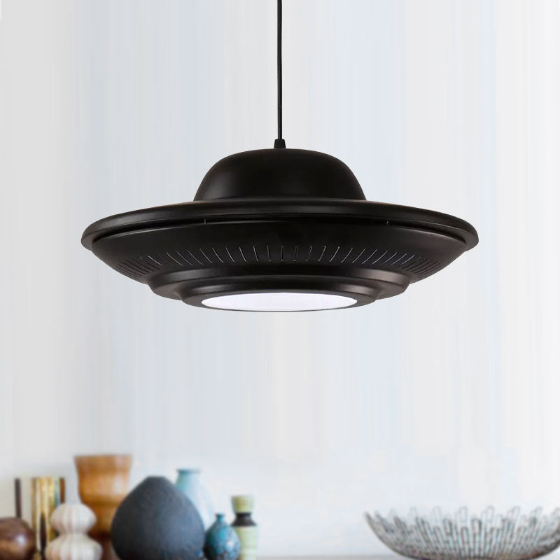 Antique Stylish UFO Pendant Light Metal Cool Suspension Light for Restaurant Dining Room Clearhalo 'Ceiling Lights' 'Pendant Lights' 'Pendants' Lighting' 1416001