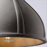 Cement Domed/Bucket Pendant Lighting Industrial 1 Light Restaurant Hanging Ceiling Lamp in Grey Clearhalo 'Ceiling Lights' 'Modern Pendants' 'Modern' 'Pendant Lights' 'Pendants' Lighting' 142384