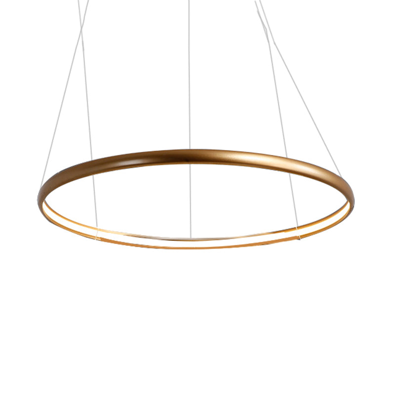 Black/Brown/Gold Orbit LED Ceiling Light Modernism 1/2/3-Light Acrylic Chandelier in Warm/White/Natural Light Clearhalo 'Ceiling Lights' 'Chandeliers' 'Modern Chandeliers' 'Modern' Lighting' 142497