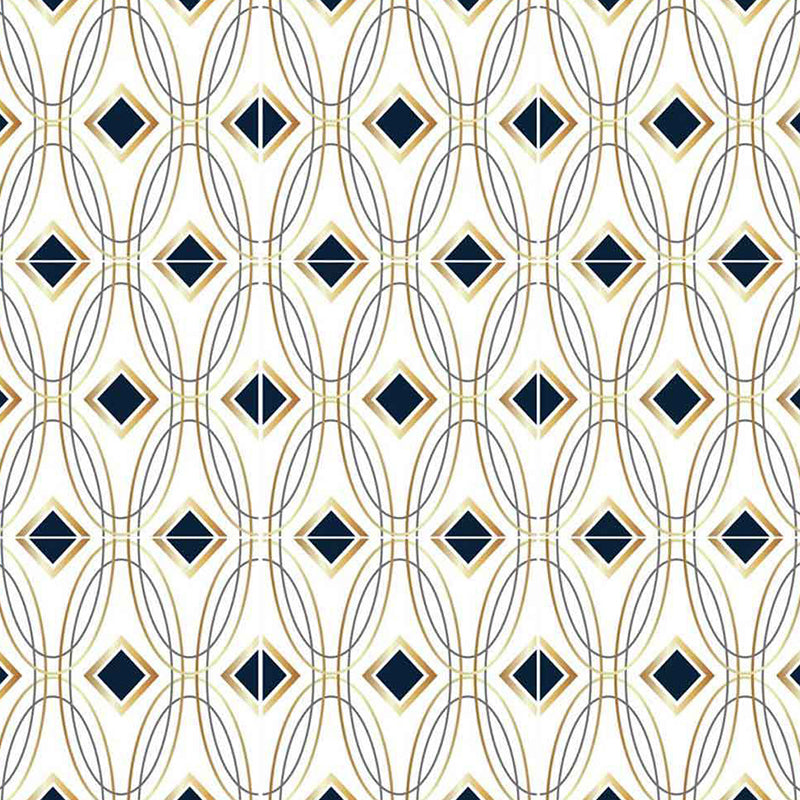 Modern Seamless Pattern Wallpaper Panel in Black-Gold Self-Adhesive Wall Decor for Kitchen Clearhalo 'Modern wall decor' 'Modern' 'Wallpaper' Wall Decor' 1425098