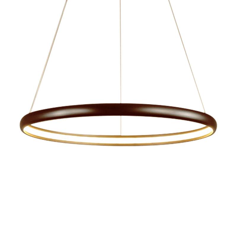 Black/Brown/Gold Orbit LED Ceiling Light Modernism 1/2/3-Light Acrylic Chandelier in Warm/White/Natural Light Clearhalo 'Ceiling Lights' 'Chandeliers' 'Modern Chandeliers' 'Modern' Lighting' 142521