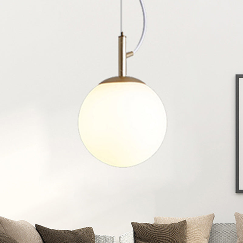 Gold Plant-Shaped Hanging Light Contemporary Opal Glass Pendant Light with Frosted Glass for Hotel 1 Gold Clearhalo 'Ceiling Lights' 'Chandeliers' 'Modern Chandeliers' 'Modern' Lighting' 1433539