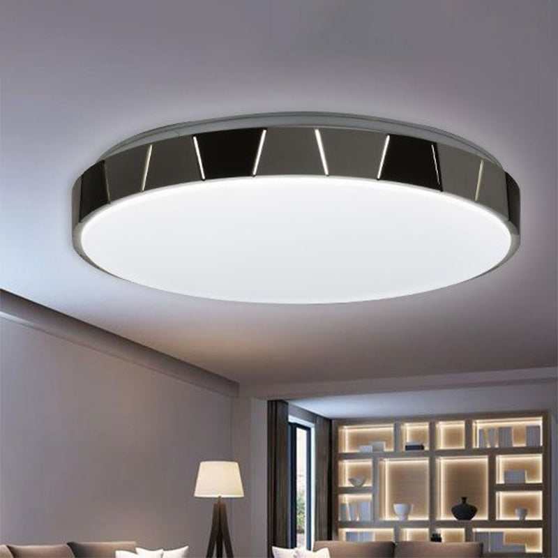 Acrylic Circle Ceiling Lamp Modern LED White Flush Mount Light Fixture in White/Warm/Natural Light Clearhalo 'Ceiling Lights' 'Close To Ceiling Lights' 'Close to ceiling' 'Flush mount' Lighting' 1433783