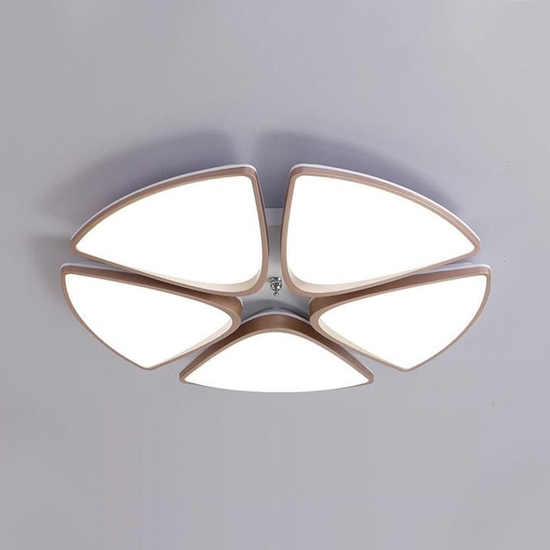 Contemporary Acrylic Ceiling Fixture for Bedroom, 3/4/5 Heads Ceiling Light Fixture in White, 3 Color Clearhalo 'Ceiling Lights' 'Close To Ceiling Lights' 'Close to ceiling' 'Semi-flushmount' Lighting' 1434845