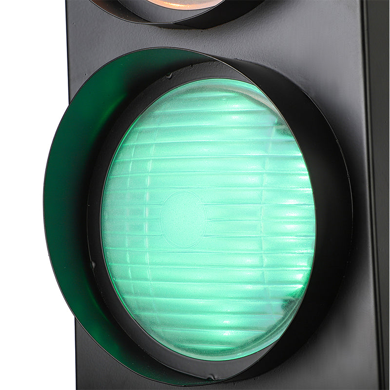 Creative Traffic Light Wall Mount Light 3 Lights Industrial LED Wall Lighting in Black for Bar Clearhalo 'Wall Lamps & Sconces' 'Wall Lights' Lighting' 144300