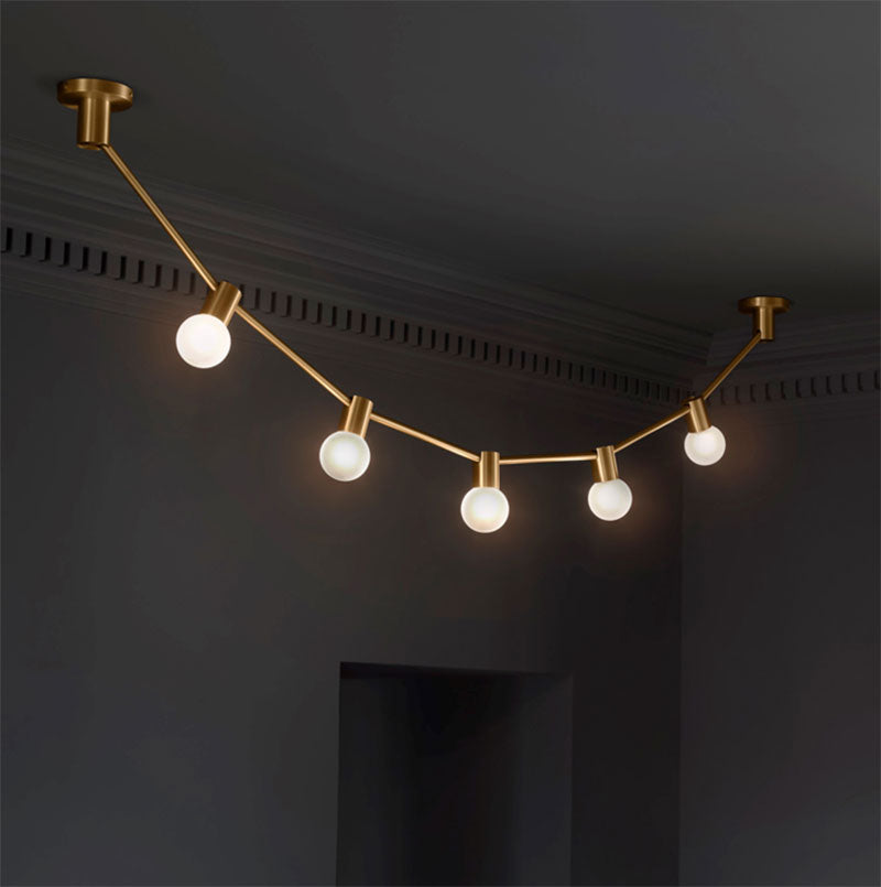Frosted Glass Bubble Wall Light 5-Light Post Modern Wall Mounted Lamp in Gold Gold Clearhalo 'Cast Iron' 'Glass' 'Industrial' 'Modern wall lights' 'Modern' 'Tiffany' 'Traditional wall lights' 'Wall Lamps & Sconces' 'Wall Lights' Lighting' 144605