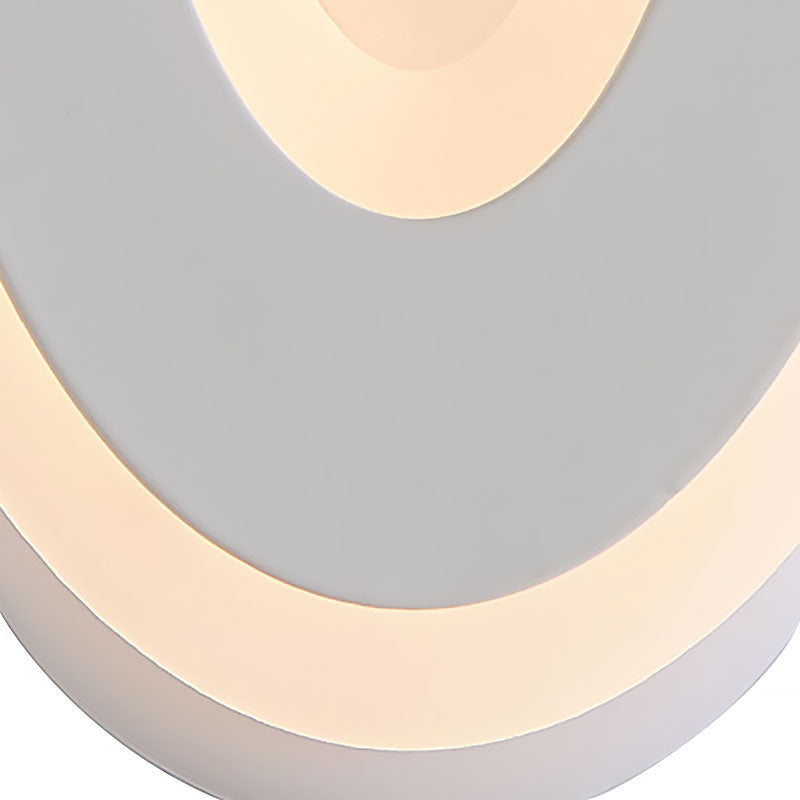 Disk Wall Sconce Lighting Modern Acrylic LED Black/White Sconce Light Fixture in Warm/White Light Clearhalo 'Cast Iron' 'Glass' 'Industrial' 'Modern wall lights' 'Modern' 'Tiffany' 'Traditional wall lights' 'Wall Lamps & Sconces' 'Wall Lights' Lighting' 144893