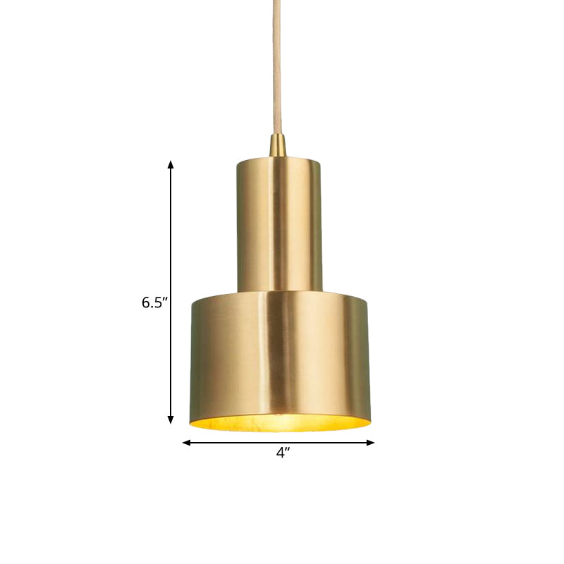 Mini Grenade Iron Pendulum Light Postmodern Single Brass Finish Pendant Lighting Fixture Clearhalo 'Ceiling Lights' 'Modern Pendants' 'Modern' 'Pendant Lights' 'Pendants' Lighting' 1456439