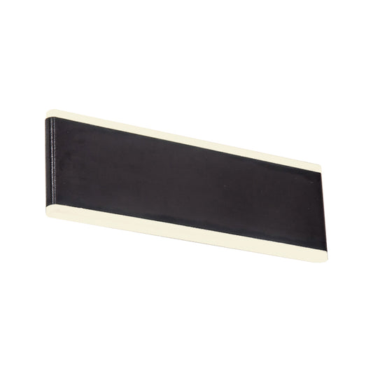 Black Rectangle Wall Light Simple Style 4.5"/7" Dia LED Aluminum Sconce Light Fixture for Dining Room Clearhalo 'Cast Iron' 'Glass' 'Industrial' 'Modern wall lights' 'Modern' 'Tiffany' 'Traditional wall lights' 'Wall Lamps & Sconces' 'Wall Lights' Lighting' 145790