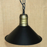 Black Conical Wall Lighting Industrial Retro Iron 1 Light Dining Room Sconce Light Fixture with Chain Clearhalo 'Art deco wall lights' 'Cast Iron' 'Glass' 'Industrial wall lights' 'Industrial' 'Middle century wall lights' 'Modern' 'Rustic wall lights' 'Tiffany' 'Traditional wall lights' 'Wall Lamps & Sconces' 'Wall Lights' Lighting' 146117