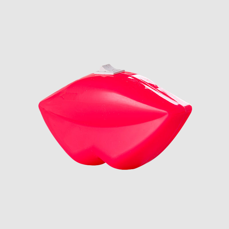 Lip Shaped Plastic LED Wall Light Decorative Red Plug in Night Lighting for Bedroom Clearhalo 'Night Lights' 'Wall Lights' Lighting' 1468261