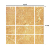 Tile Look Peel Wallpaper Panel Brown Modern Style Wall Covering for Washroom (20 Pieces) Clearhalo 'Wall Decor' 'Wallpaper' 1468392