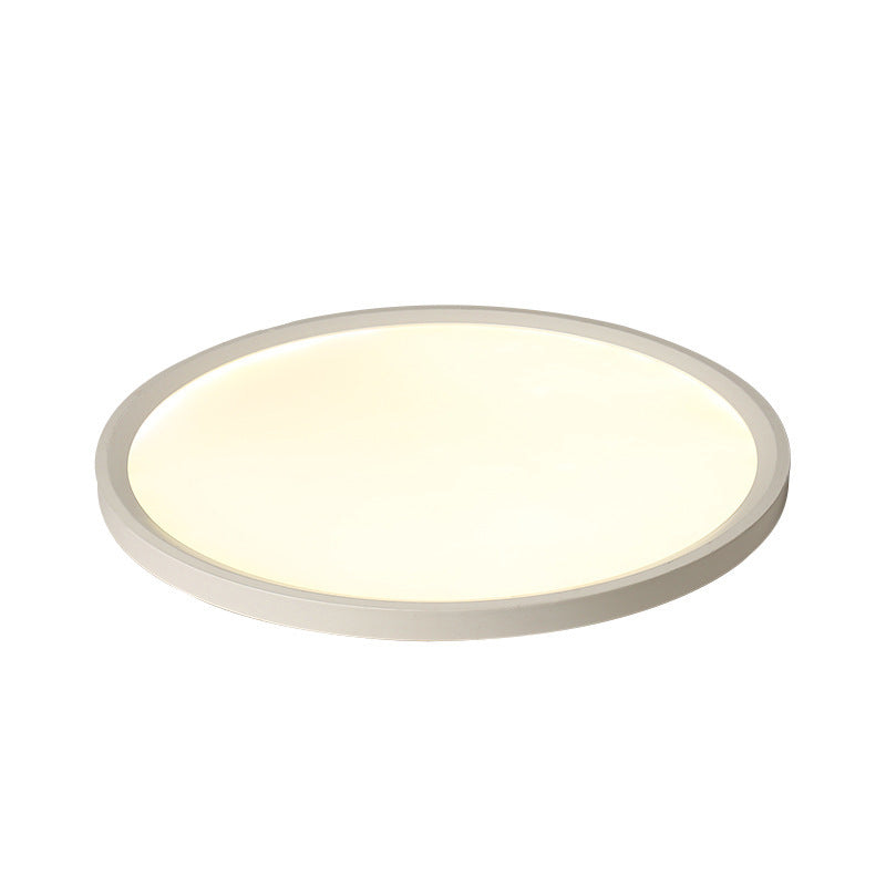 Acrylic Thinnest Round Ceiling Lighting Simplicity White LED Flush Mount Fixture in Warm/White Light, 16"/19.5"/23.5" Dia Clearhalo 'Ceiling Lights' 'Close To Ceiling Lights' 'Close to ceiling' 'Flush mount' Lighting' 1473554