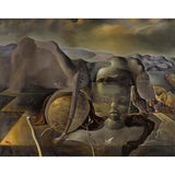 Surrealism the Endless Enigma Mural Non-Woven Waterproof Yellow Wall Covering for Bedroom Clearhalo 'Wall Decor' 'Wall Mural' 1502606