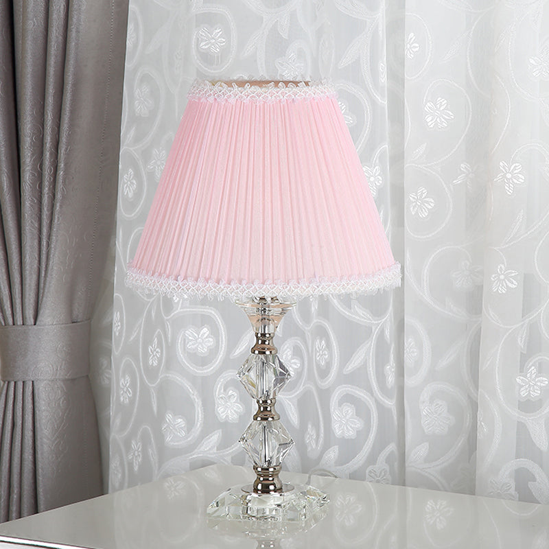 Pink best sale nightstand lamp