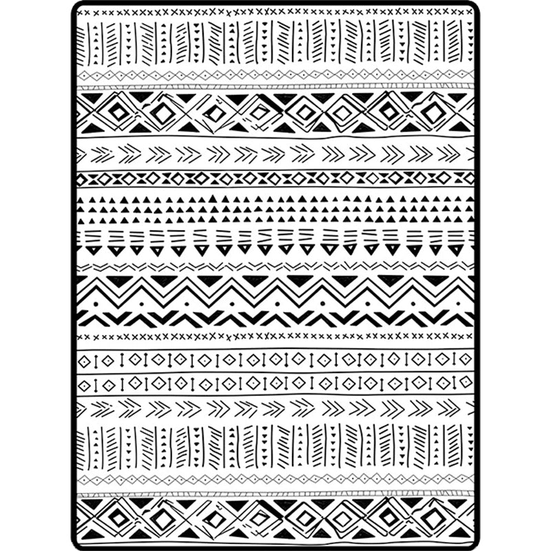 Scandinavian Geometric Chevron Rug Southwestern Tribal Rug Synthetic Pet Friendly Area Rug for Living Room Clearhalo 'Area Rug' 'Rugs' 'Southwestern' Rug' 1504144