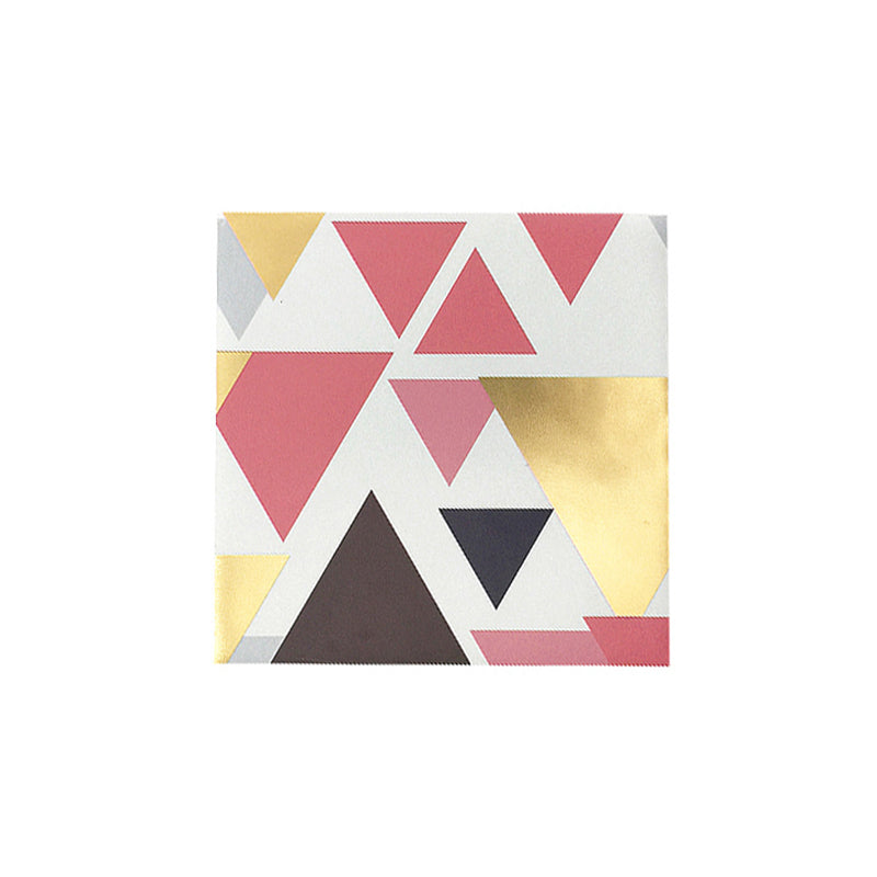 Removable Triangle Wallpaper Panel Set Modern Artistic Geometric Wall Decor in Multi-Color, 8' L x 8" W Clearhalo 'Modern wall decor' 'Modern' 'Wallpaper' Wall Decor' 1507849