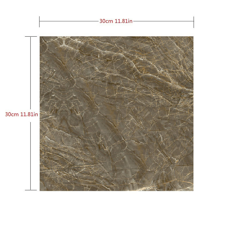 Modern Style Marble Wallpaper Panel Brown Peel and Paste Wall Covering for Bathroom Clearhalo 'Modern wall decor' 'Modern' 'Wallpaper' Wall Decor' 1512831