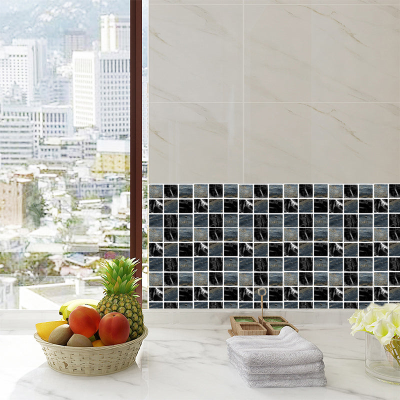 36 PCS Paneles de papel tapiz de mosaico de mosaico Cubierta de pared de  cocina adhesiva contemporánea, 3.9 pies cuadrados - Clearhalo