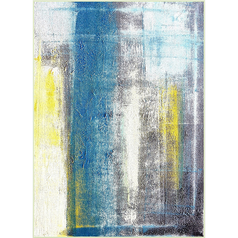 Grey Bedroom Rug Modern Abstract Aquarelle Pattern Area Rug Polyester Washable Carpet Clearhalo 'Area Rug' 'Modern' 'Rugs' Rug' 1516473