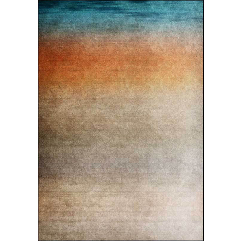 Modern Living Room Rug in Brown Abstract Ombre Pattern Rug Polyester Washable Area Rug Clearhalo 'Area Rug' 'Modern' 'Rugs' Rug' 1518001