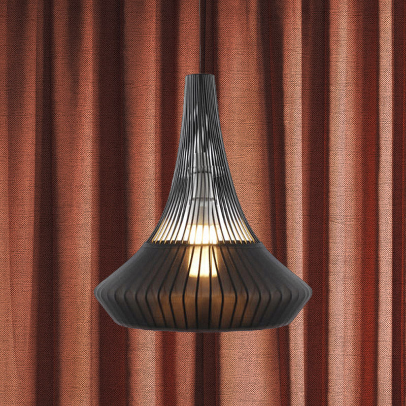 Cone Shade Pendant Light Modern Style Fabric 1 Light Black/Pink/Blue Hanging Light for Living Room Clearhalo 'Ceiling Lights' 'Modern Pendants' 'Modern' 'Pendant Lights' 'Pendants' Lighting' 1522781