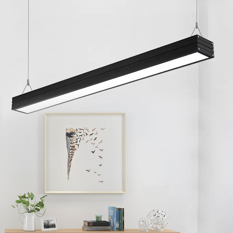 White/Silver/Black Ridged Case Suspension Lamp Contemporary Metal Led Pendant Ceiling Light in White/Natural Light Clearhalo 'Ceiling Lights' 'Modern Pendants' 'Modern' 'Pendant Lights' 'Pendants' Lighting' 1523225