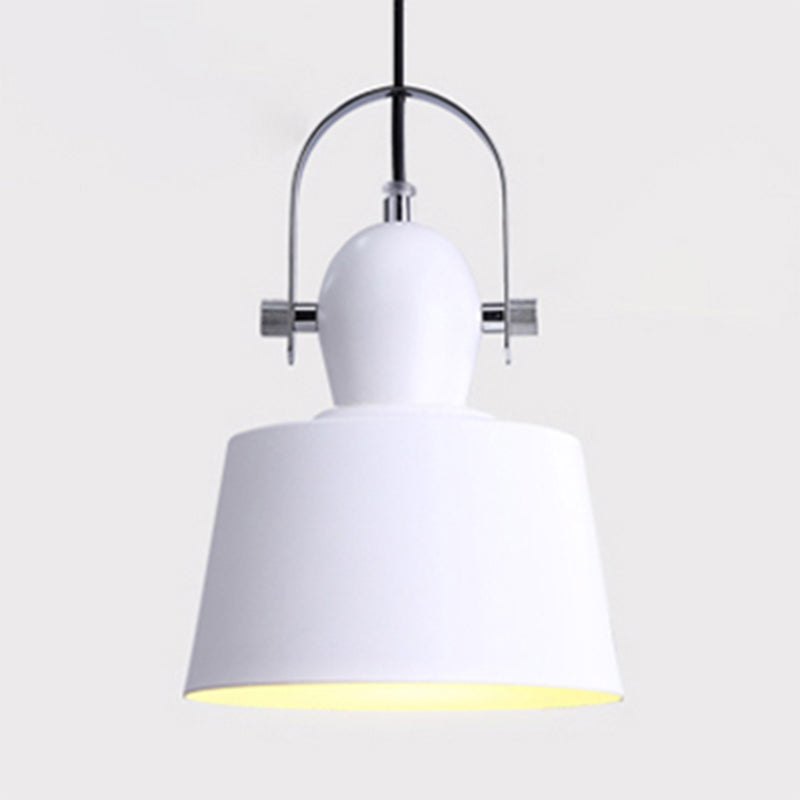 Upside and Down Trifle Bowl Metal Ceiling Pendant Lamp Minimalist 1 Light Black/White/Yellow Hanging Lighting Clearhalo 'Ceiling Lights' 'Modern Pendants' 'Modern' 'Pendant Lights' 'Pendants' Lighting' 1523467