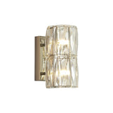 Modernist Linear Wall Light Fixture Crystal 2/3/4 Lights Sconce Light in Clear for Dining Room Clearhalo 'Modern wall lights' 'Modern' 'Wall Lamps & Sconces' 'Wall Lights' Lighting' 152852