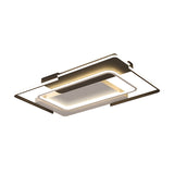 Rectangular Frame Flush Mount Light Modern Acrylic Integrated LED Living Room Ceiling Mounted Light in Warm/White Clearhalo 'Ceiling Lights' 'Close To Ceiling Lights' 'Close to ceiling' 'Flush mount' Lighting' 153125