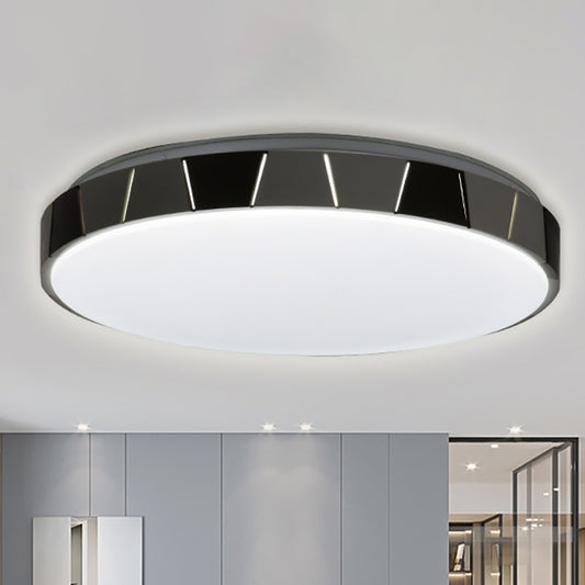 Acrylic Circle Ceiling Lamp Modern LED White Flush Mount Light Fixture in White/Warm/Natural Light Clearhalo 'Ceiling Lights' 'Close To Ceiling Lights' 'Close to ceiling' 'Flush mount' Lighting' 156881