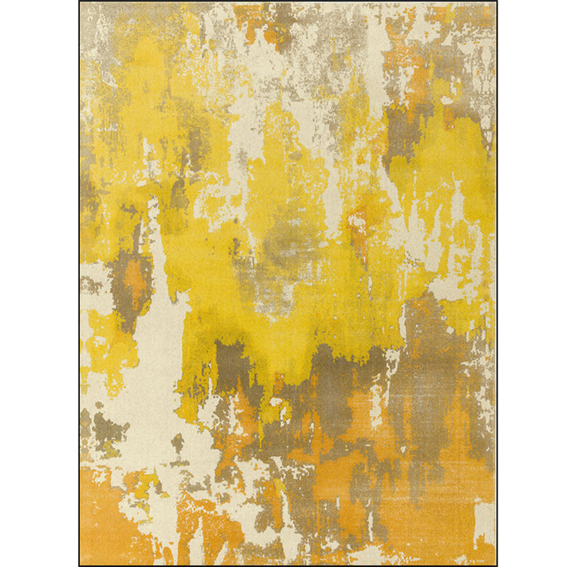 Simple Modern Rug Multicolor Abstract Oil Painting Print Area Rug Polyester Washable Carpet for Living Room Clearhalo 'Area Rug' 'Modern' 'Rugs' Rug' 1579084