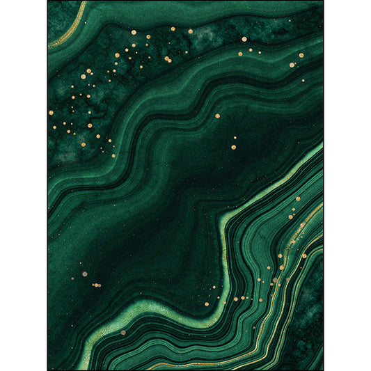 Modern Watercolor Swirl Lines Rug Green Polyester Rug Washable Non-Slip Backing Area Rug for Bedroom Clearhalo 'Area Rug' 'Modern' 'Rugs' Rug' 1579761