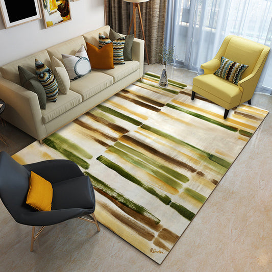 Modern Brushstroke Painting Rug Multicolor Polyester Rug Washable Area Rug for Living Room Clearhalo 'Area Rug' 'Modern' 'Rugs' Rug' 1579808