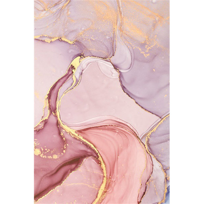 Purple and Pink Modern Rug Polyester Watercolor Print Rug Machine Washable Non-Slip Area Rug for Living Room Clearhalo 'Area Rug' 'Modern' 'Rugs' Rug' 1579918