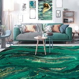 Green Novelty Rug Polyester Watercolor Pattern Rug Washable Non-Slip Backing Carpet for Living Room Clearhalo 'Area Rug' 'Modern' 'Rugs' Rug' 1580082