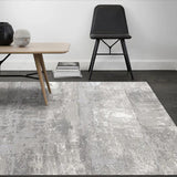 Unusual Abstract Rug Grey Modern Rug Polyester Washable Anti-Slip Backing Carpet for Living Room Light Gray Clearhalo 'Area Rug' 'Modern' 'Rugs' Rug' 1580090