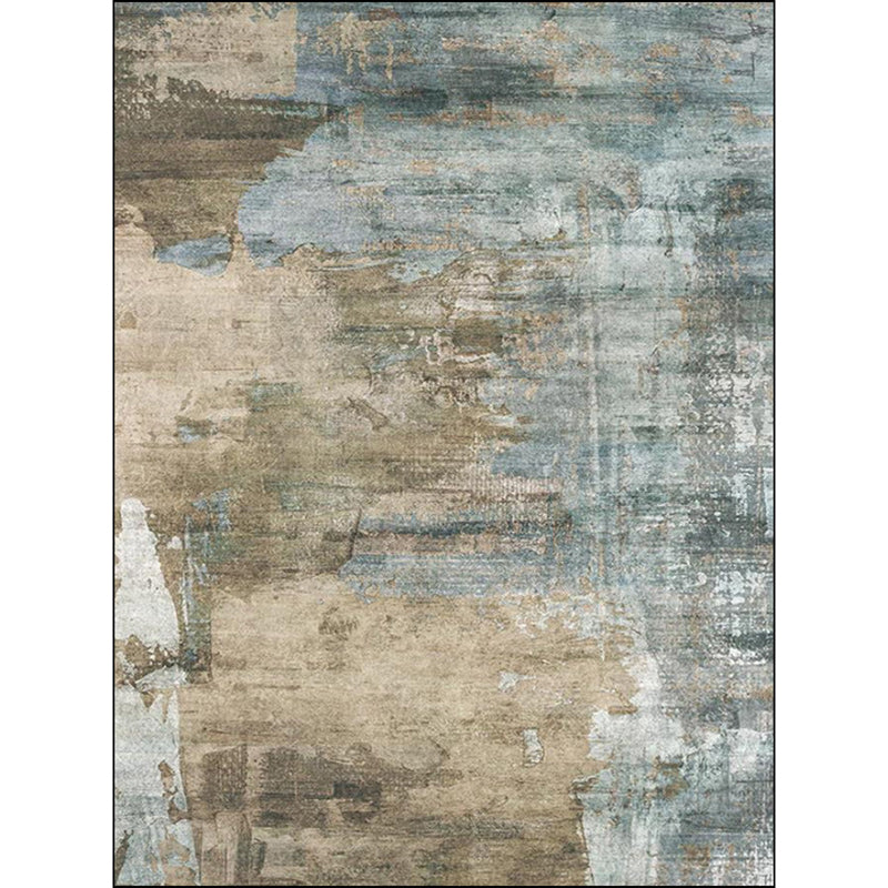 Whitewash Abstract Rug Light Camel Industrial Rug Polyester Washable Anti-Slip Backing Carpet for Living Room Clearhalo 'Area Rug' 'Modern' 'Rugs' Rug' 1580316