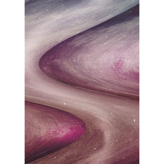 Simple Modern Rug in Purple Abstract Galaxy Pattern Rug Polyester Machine Washable Non-Slip Carpet for Home Decoration Clearhalo 'Area Rug' 'Modern' 'Rugs' Rug' 1583737
