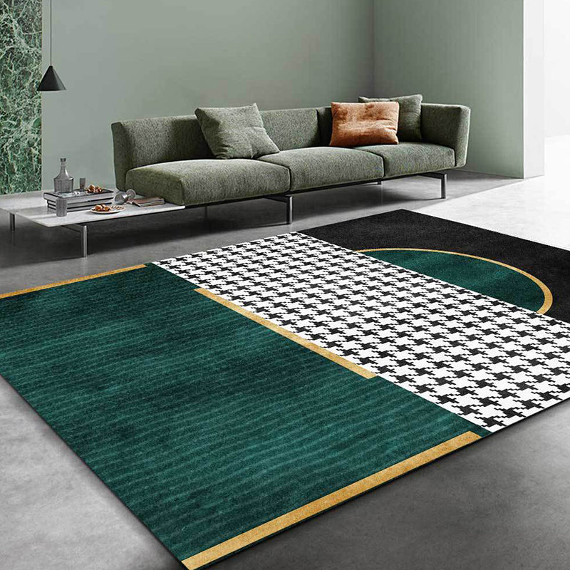 Modern Living Room Rug Multicolor Cube Print Rug Polyester Non-Slip Backing Washable Area Rug Clearhalo 'Area Rug' 'Modern' 'Rugs' Rug' 1583787