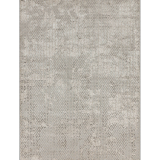 Modern Living Room Rug in Grey Abstract Circle Print Rug Polyester Washable Stain-Resistant Area Rug Clearhalo 'Area Rug' 'Modern' 'Rugs' Rug' 1583839