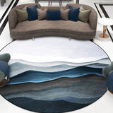 Multi-colored Bedroom Rug Modern Abstract Mountain Pattern Area Rug Polyester Pet Friendly Washable Carpet Clearhalo 'Area Rug' 'Modern' 'Rugs' Rug' 1584110