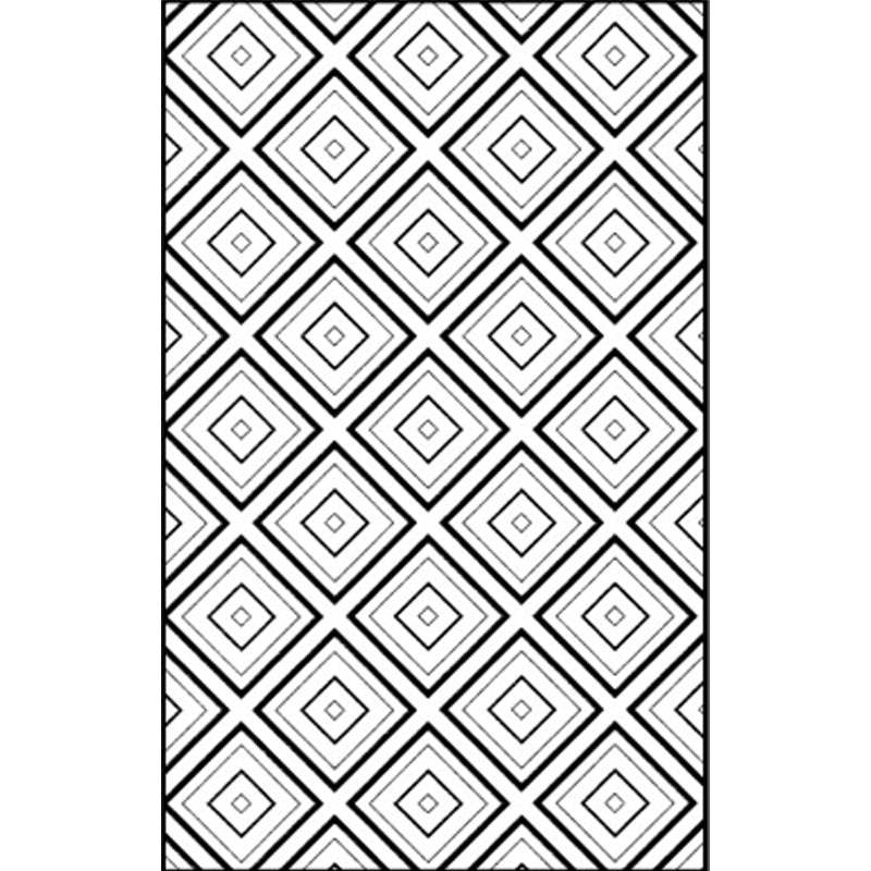 White Bedroom Rug Modern Diamond Pattern Area Rug Polyester Pet Friendly Machine Washable Carpet Clearhalo 'Area Rug' 'Modern' 'Rugs' Rug' 1584149