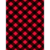 Red Bedroom Rug Modern Plaid Pattern Area Rug Polyester Non-Slip Backing Machine Washable Carpet Clearhalo 'Area Rug' 'Modern' 'Rugs' Rug' 1584490