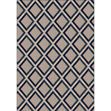Contemporary Modern Rug in Brown Rhombus Pattern Rug Polyester Stain-Resistant Carpet for Home Decoration Clearhalo 'Area Rug' 'Modern' 'Rugs' Rug' 1585283